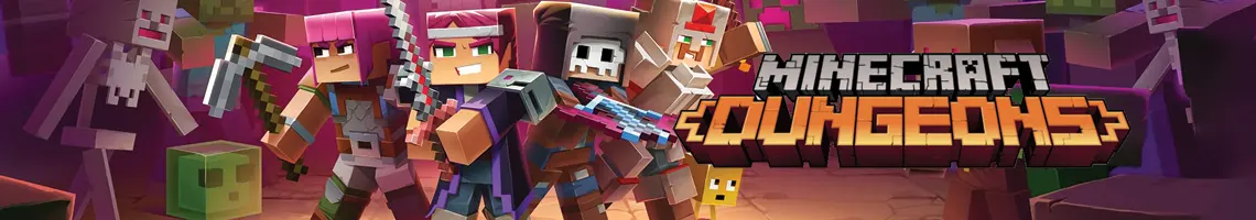 Verken kerkers en vecht in team – Minecraft Dungeons Verken kerkers en vecht in team – Minecraft Dungeons