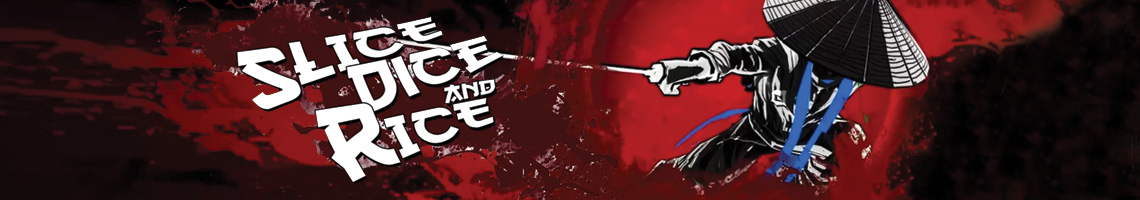 IEDERE SLAG KAN FATAAL ZIJN IN DE KATANA-DUELEN VAN SLICE, DICE & RICE