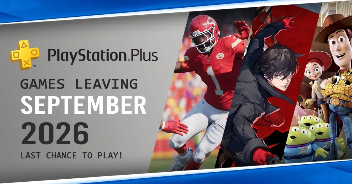 Games die PlayStation Plus verlaten in september 2026