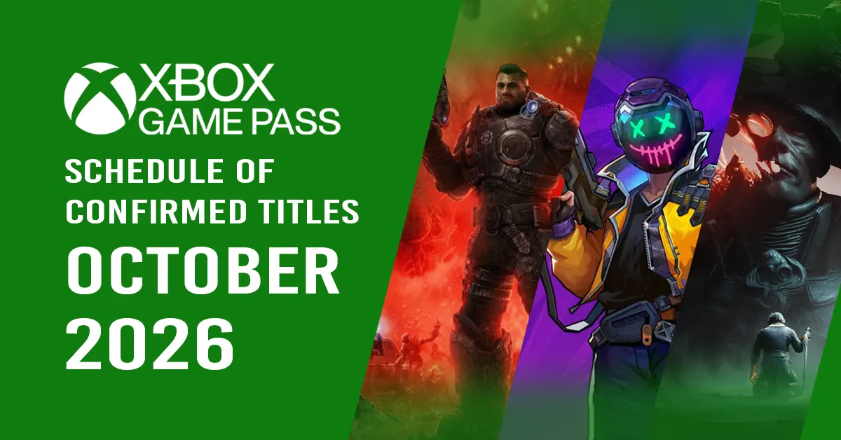 Xbox Game Pass Oktober 2026: Overzicht van bevestigde titels