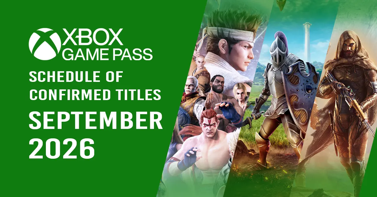 Xbox Game Pass september 2026: Schema van bevestigde titels