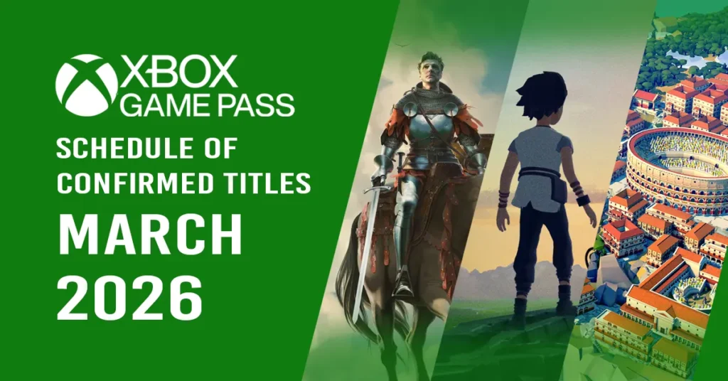 Xbox Game Pass March 2026 Titles