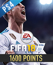 1600 Punten FIFA 18 Playstation 4