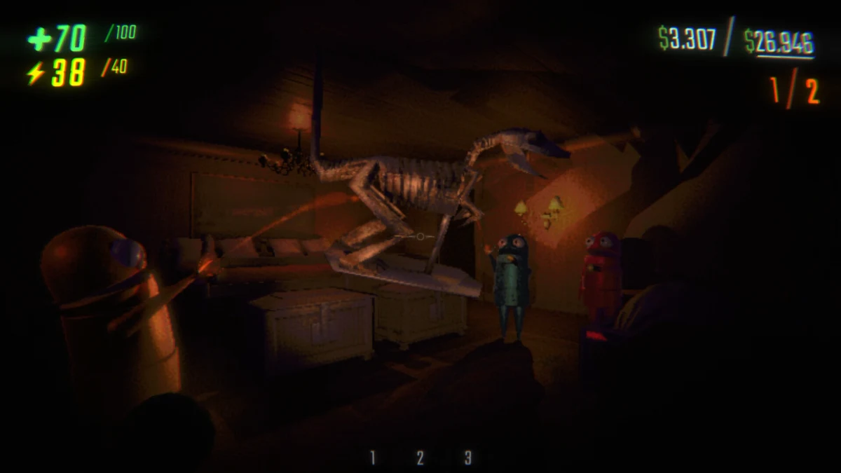 R.E.P.O. spelers dragen loot in een co-op horror-run