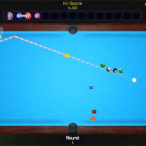 8-Ball Pocket Drie Schoten Links
