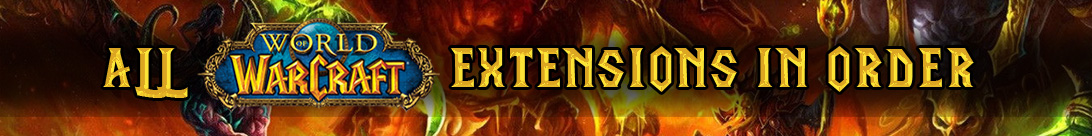 Alle WoW-uitbreidingen op Volgorde
