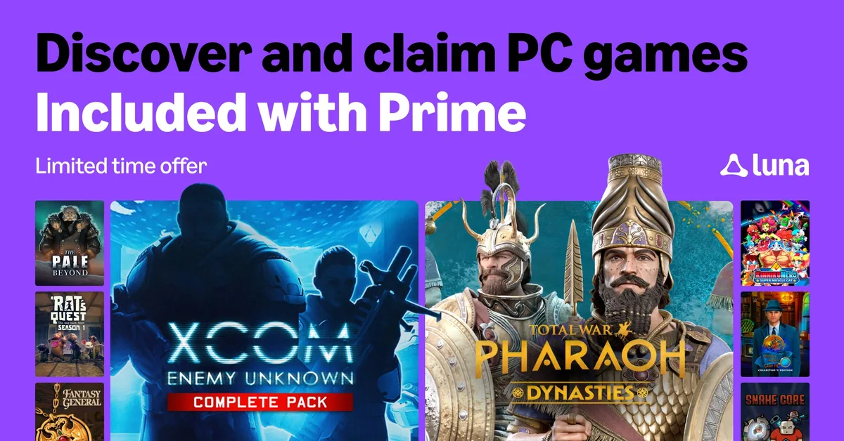 Amazon Prime Gratis PC Games voor april 2026
