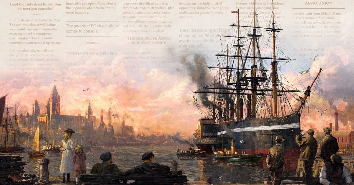 Anno 1800 Console Edition: Nu 70% Korting op PS5 & Xbox Series X/S