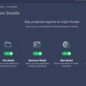 Avast Premium Security 2022 - Kernschilden