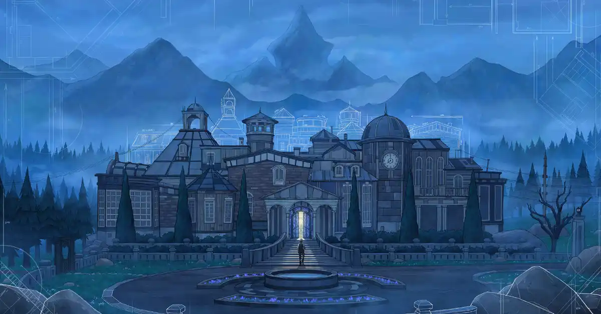 Blue Prince daagt spelers uit om hun eigen kerker in Mt. Holly te ontwerpen. Blue Prince daagt spelers uit om hun eigen kerker in Mt. Holly te ontwerpen.