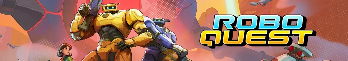 EEN SNELLE CO-OP ROGUELITE FPS VOOR TWEE SPELERS: ROBOQUEST EEN SNELLE CO-OP ROGUELITE FPS VOOR TWEE SPELERS: ROBOQUEST