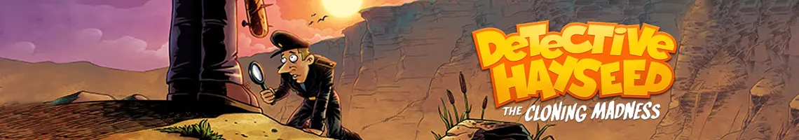 DE BESTE HUMORISTISCHE DETECTIVE-CYAO: DETECTIVE HAYSEED – THE CLONING MADNESS