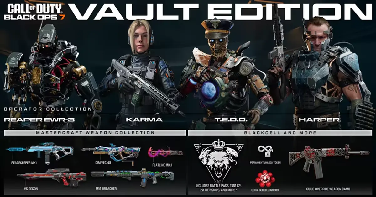 Comparação dos modos de jogo e vantagens das edições de Call of Duty Black Ops 7.
