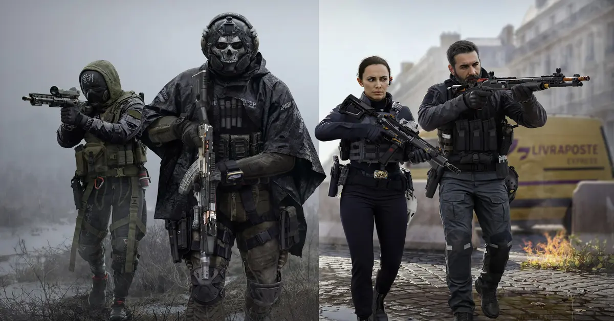 Hostile Alliance Operator Pack van de Modern Warfare 4 Vault Edition met Price, Valeria, Ghost en Blix