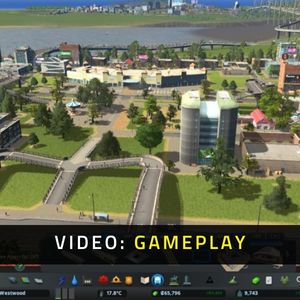 Cities: Skylines - Sunset Harbor Video Gameplay