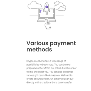 Crypto Voucher Bitcoin Betaalmethoden