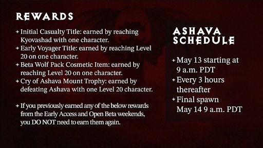 Diablo 4 Server Slam Weekend Start Tijd