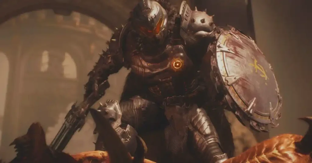 Gebruik de Shield Saw om zowel demonen als hoge prijzen aan gort te zagen.