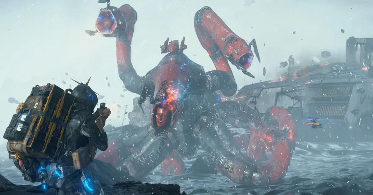 Sam Bridges kijkt naar enorme bovennatuurlijke anomalieën in Death Stranding 2 PC