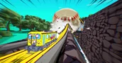 Denshattack! brengt zijn chaotische treinactie vandaag naar Game Pass