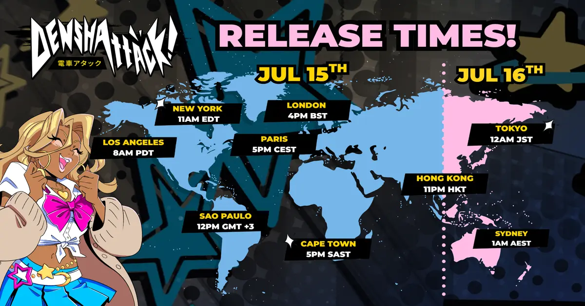 Denshattack! Launch Times