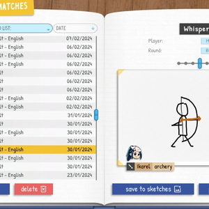 Draw & Guess - Wedstrijden