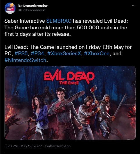 Hoeveel kost evil dead het spel? Hoeveel kost evil dead het spel?