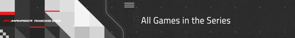 Evolutie van het F1 Manager Spel