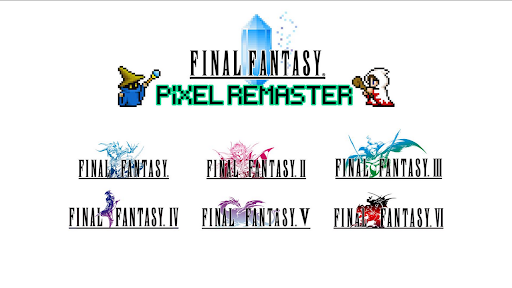 Final Fantasy Pixel Remaster PS4 Final Fantasy Pixel Remaster PS4