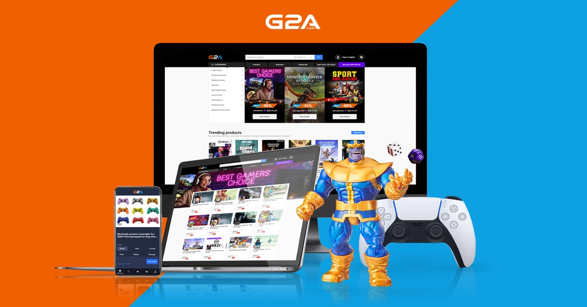 Top 5 G2A alternatieve websites