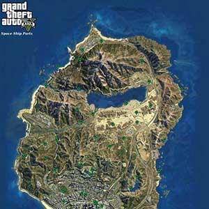 GTA 5 XBOX ONE Map Space Ship Alien