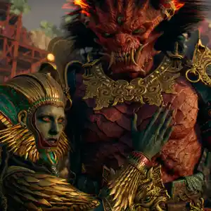 God of War Laufey - Sekhmet en Begtse