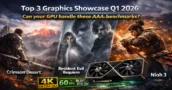 Top 3: Beste graphics Q1 2026 – Kan jouw GPU de nieuwe AAA benchmarks aan?