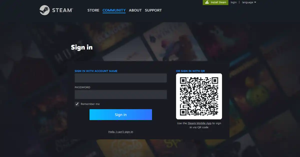 Maak een Cdkeynl-account met je Steam-account