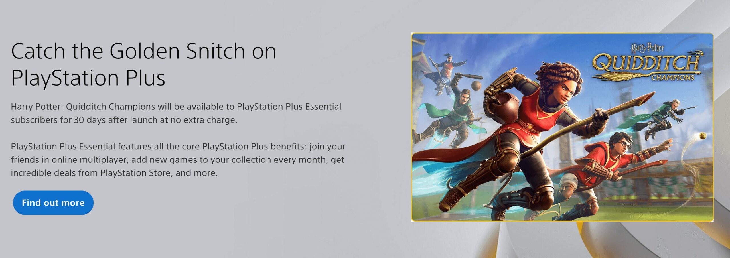 Harry Potter-spel op Playstation Plus