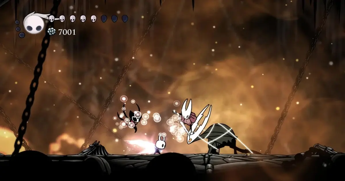 Hollow Knight boss fight Hornet gevecht