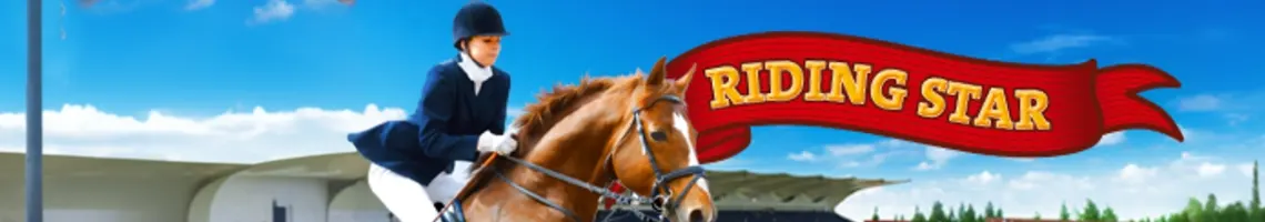 Een spring- en wedstrijdspel: Riding Star