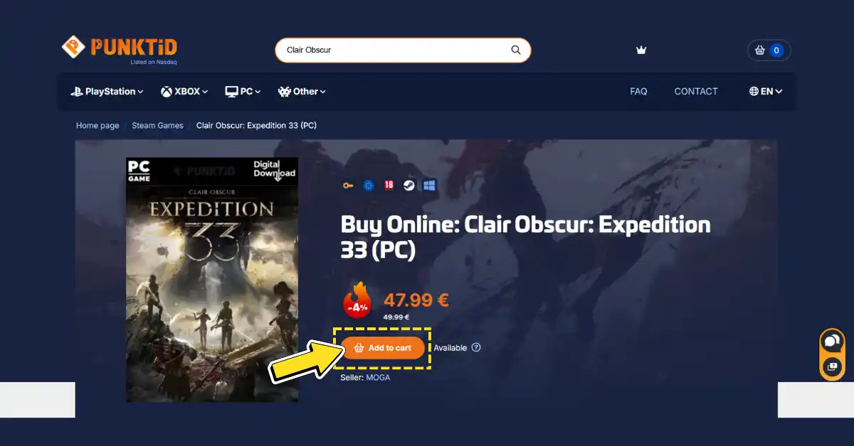 Punktid-korting op spel