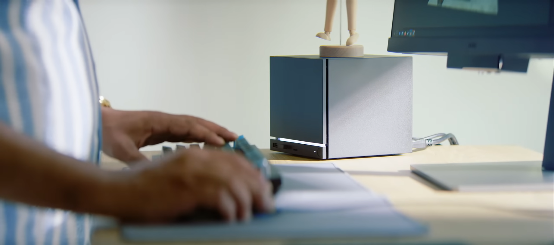 Steam Machine van veraf gebruikt als computer