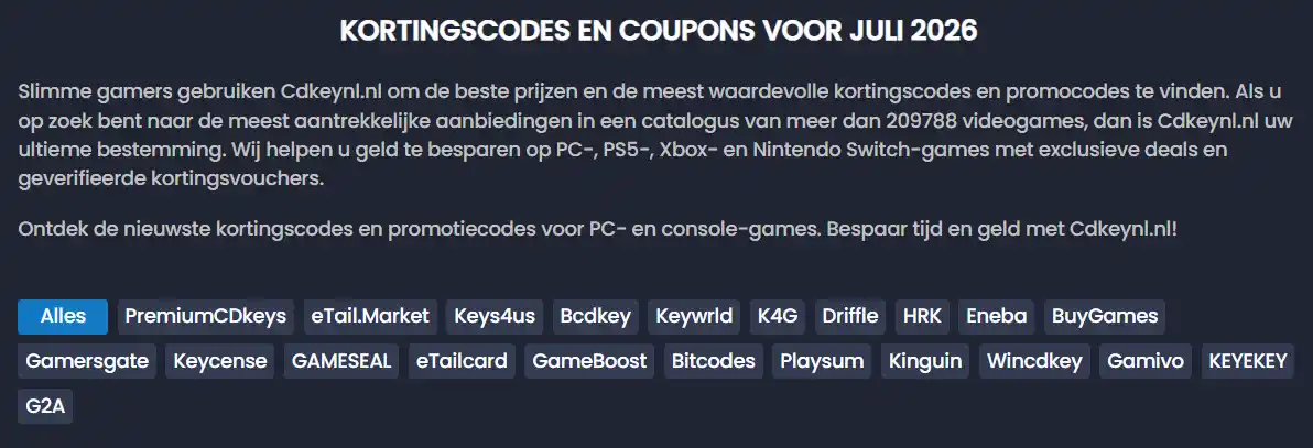 Waarom zijn de prijzen zo laag op CDkeyNL?