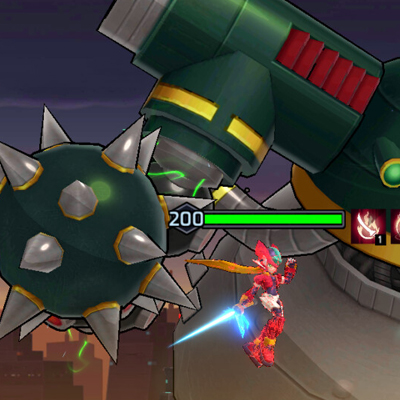 Mega Man X DiVE Offline Baasgevecht