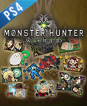 Monster Hunter World Complete Sticker Pack Playstation 4