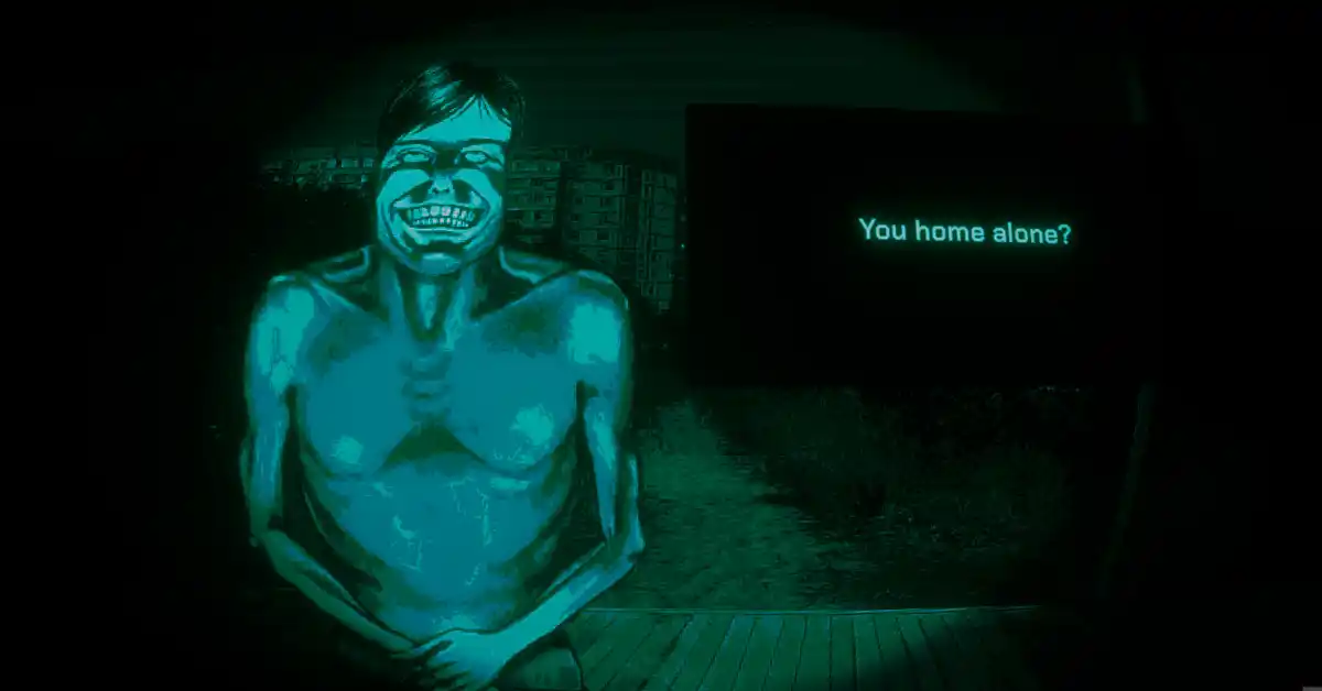 De unieke kunststijl van No, I’m not a Human versterkt de verhaalgedreven gameplay.