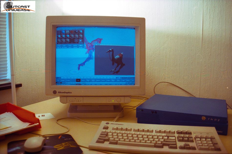 Eerste prototype van Outcast, creatie van de Twon-ha