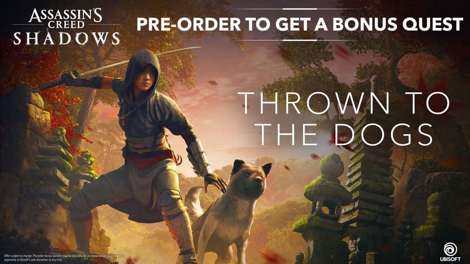 Assassin's Creed Shadows Voorbestelbonus