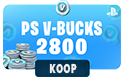 Cdkeynl 2800 V-Bucks PS