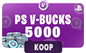 Cdkeynl 5000 V-Bucks PS