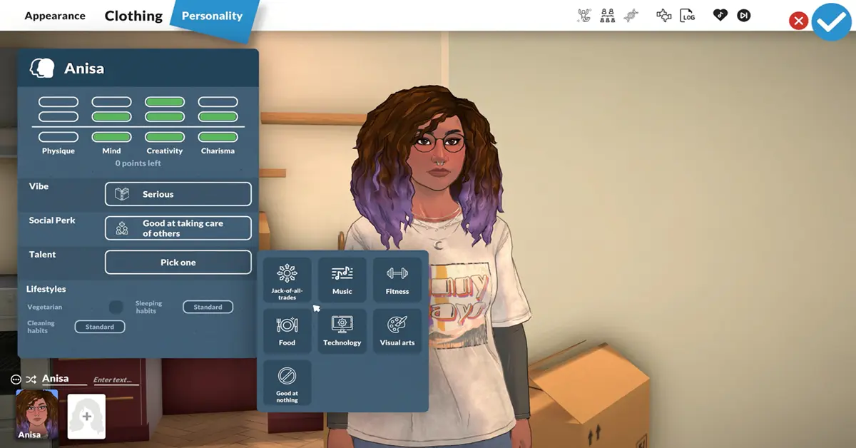 Paralives PC pre-order gameplay toont Paramaker personagecreatie