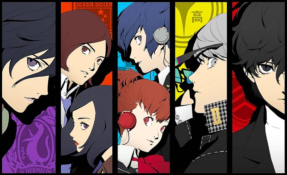 Persona-franchise met alle hoofdpersonages