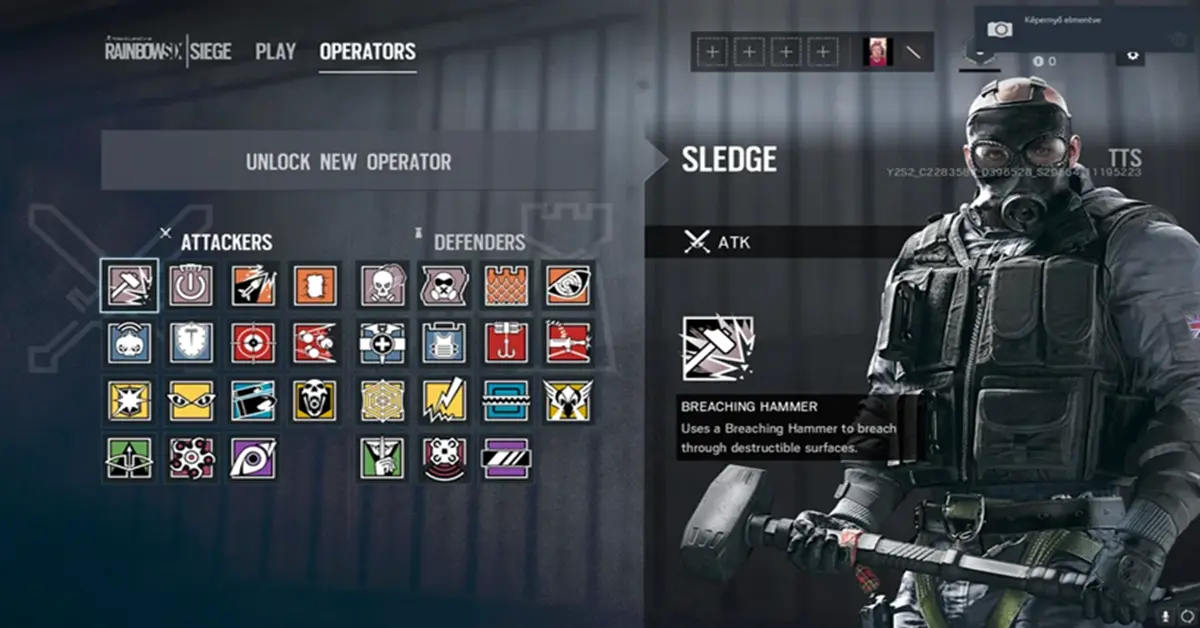 Een visuele vergelijking van het operator-selectiescherm waarbij ontgrendelde personages worden benadrukt